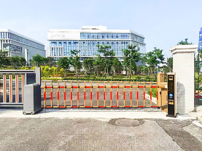 某厂区采用 “安快” 同进同出车牌识别系统案例图